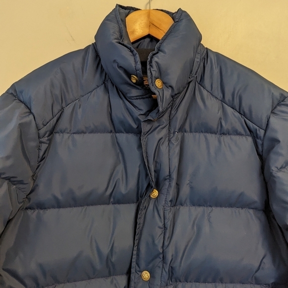 Vintage Eddie Bauer Goose Down Quilted Puffer Cargo Jacket Mens - Picture 3 of 15